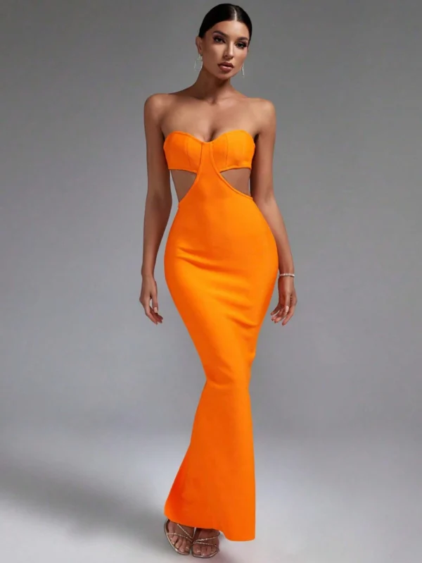 Elegant Sexy Bandage Bodycon Dress For Women Party Summer 2025 - Image 3