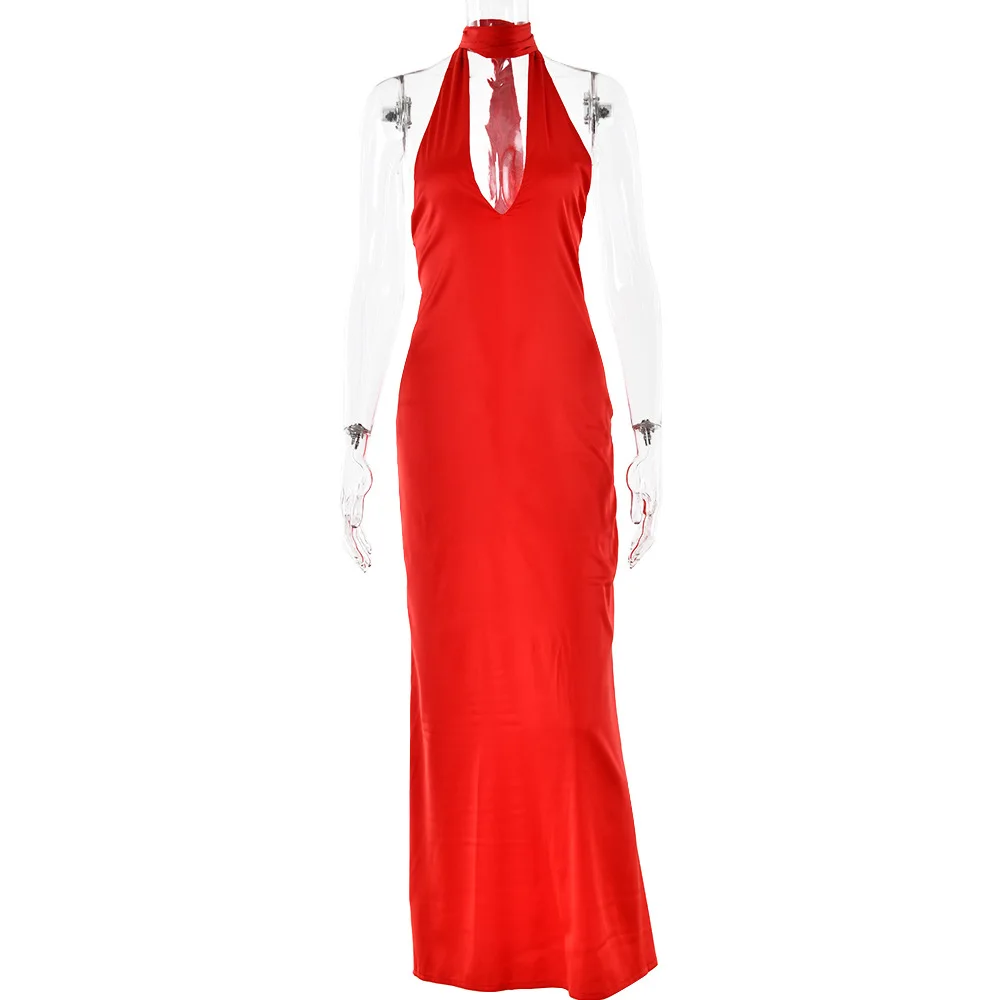 Elegant Halter Maxi Dresses