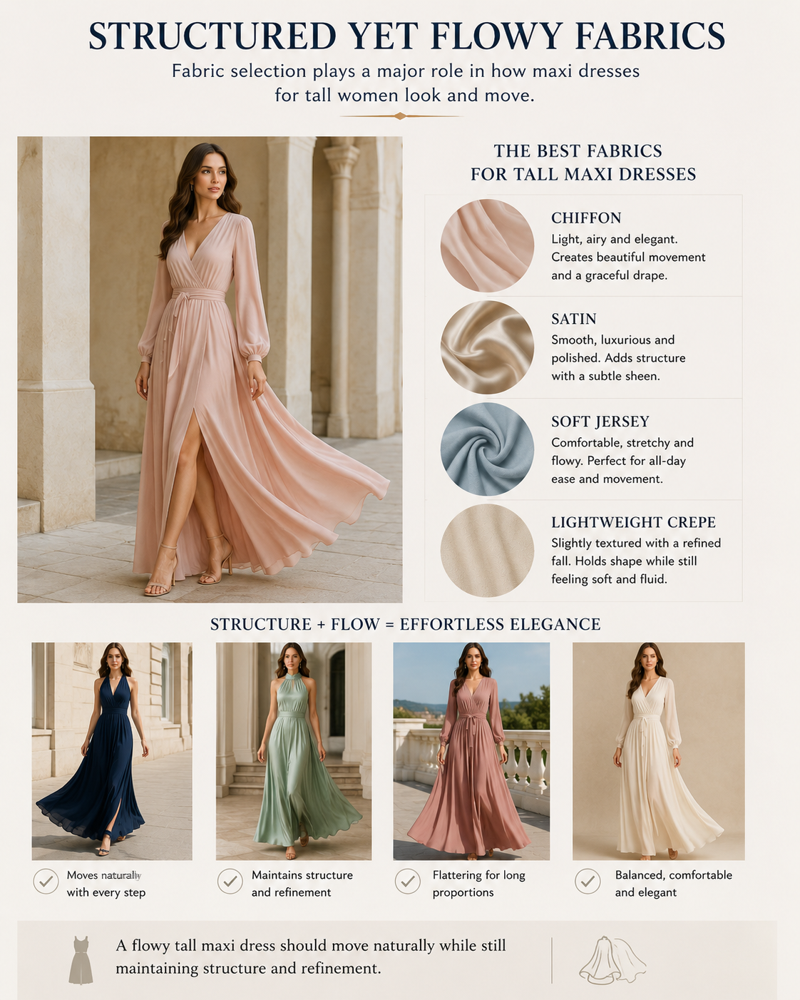 Structured Yet Flowy Fabrics