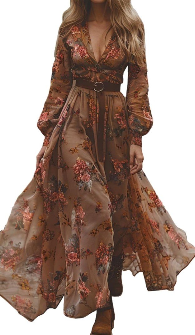 Flowy Chiffon Maxi Dresses