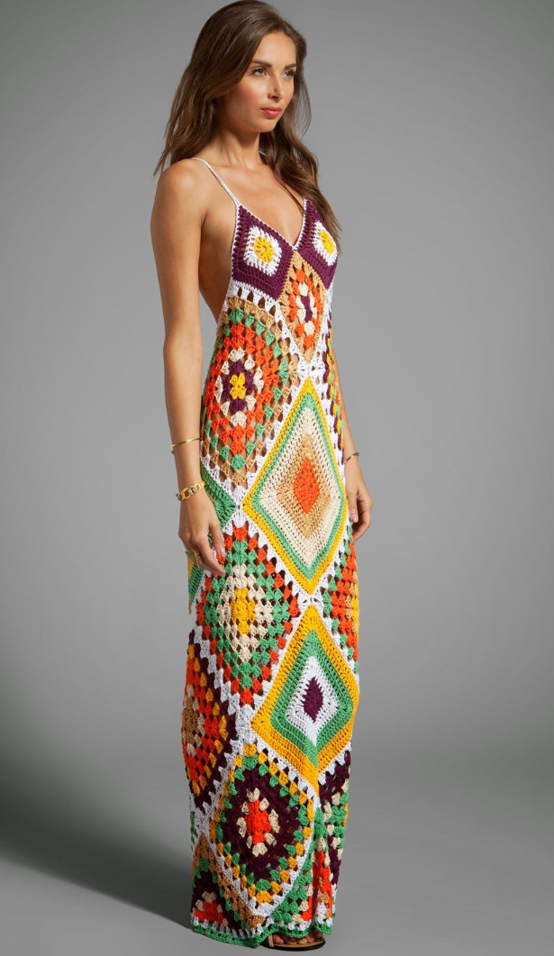 crochet maxi dresses