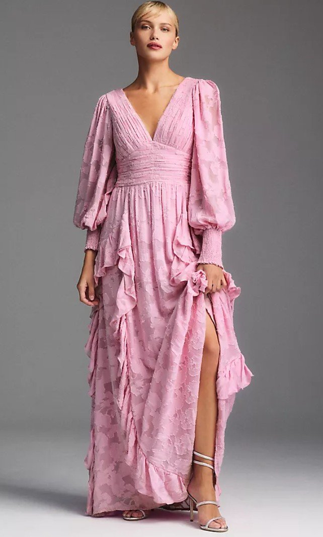 V-Neck Maxi Dresses