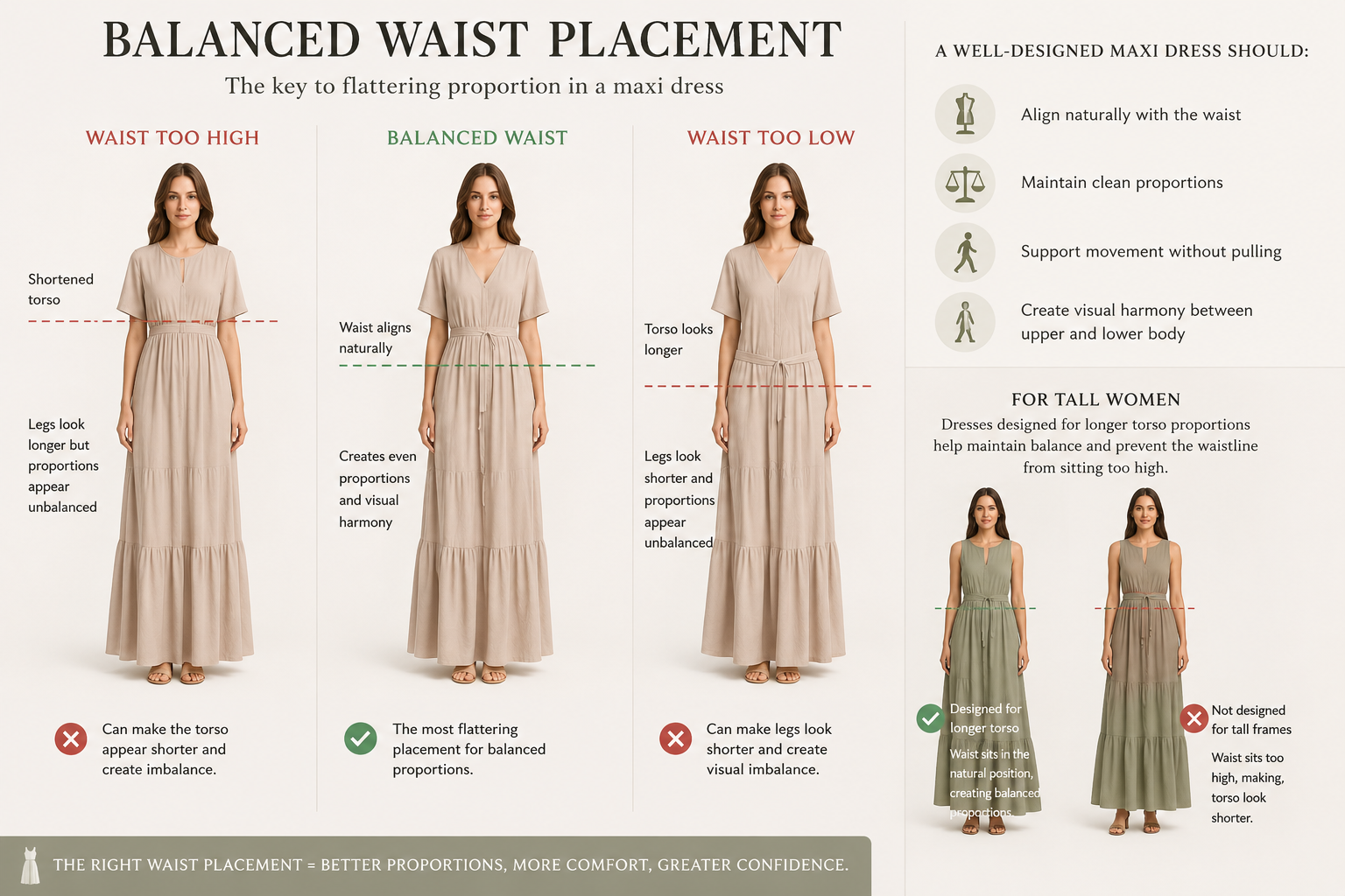 Balanced Waist Placement