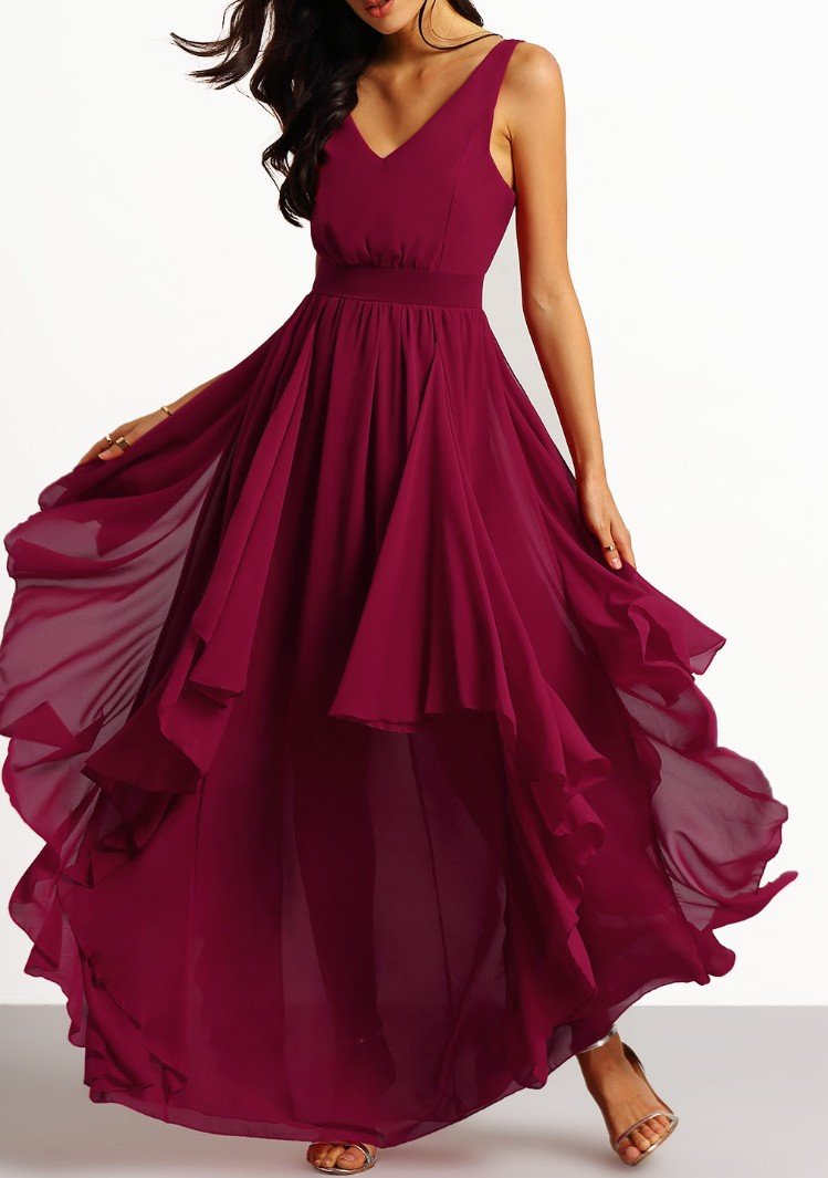 chiffon maxi dresses
