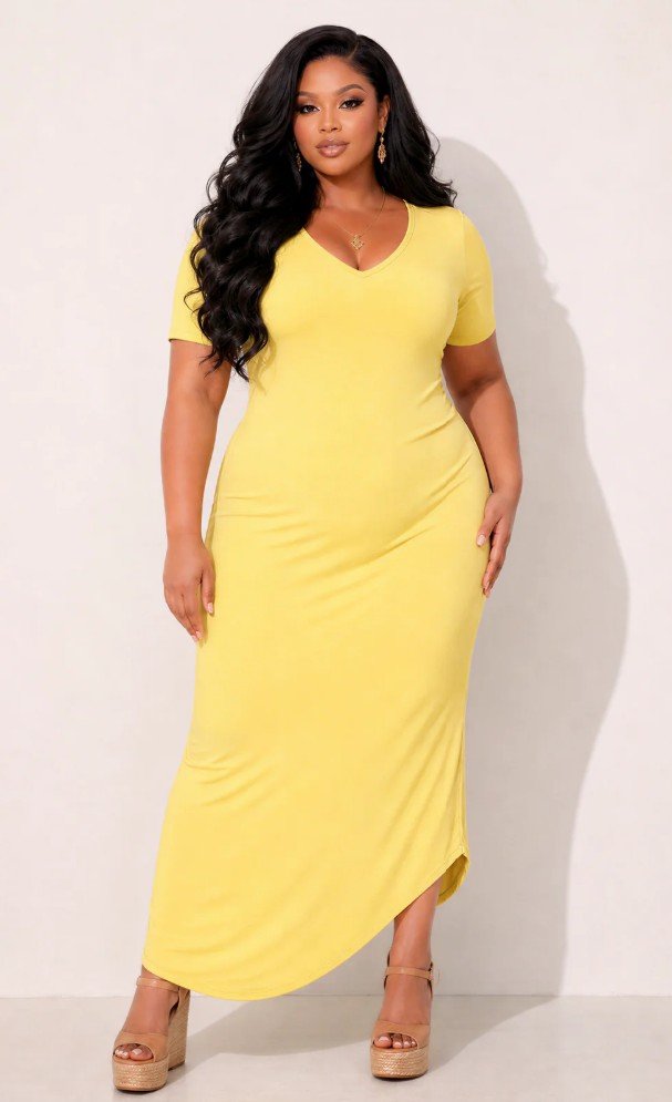 curvy maxi dresses