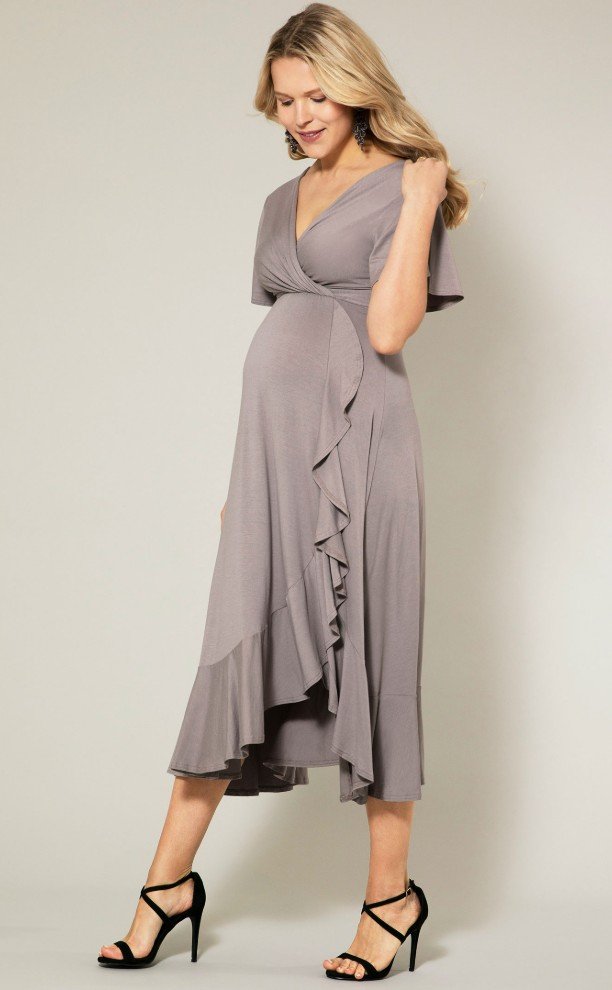 wrap maternity dress